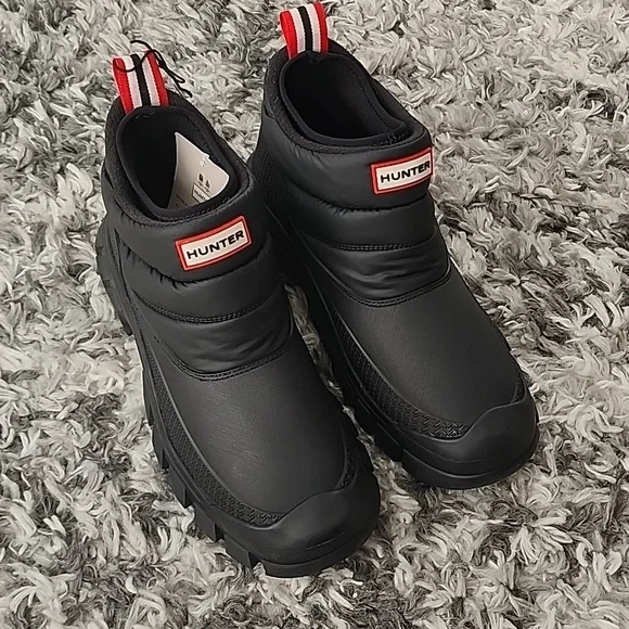 HUNTER WINTER BOOTS SIZE 10 WOMEN BRAND NEW, BLACK - Picture 1 of 13